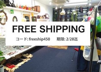 ２月 送料無料クーポン【freeship450】