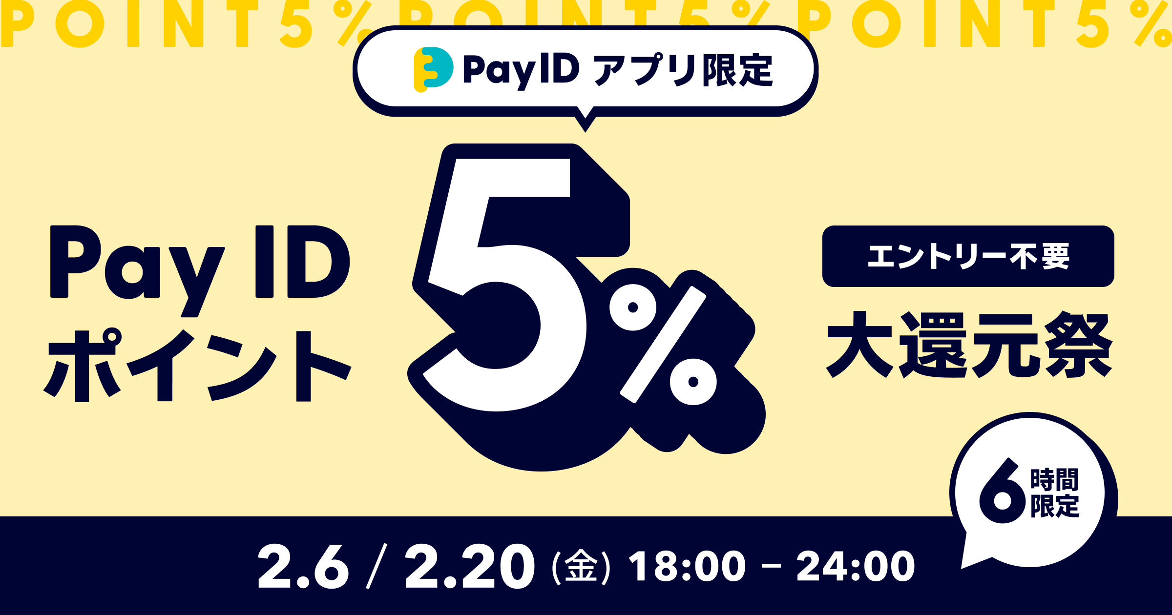 6日と20日はポイント大還元祭