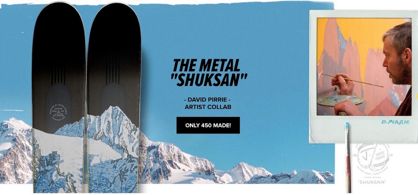 J skis THE METAL "SHUKSAN デイビッド・ピリー"