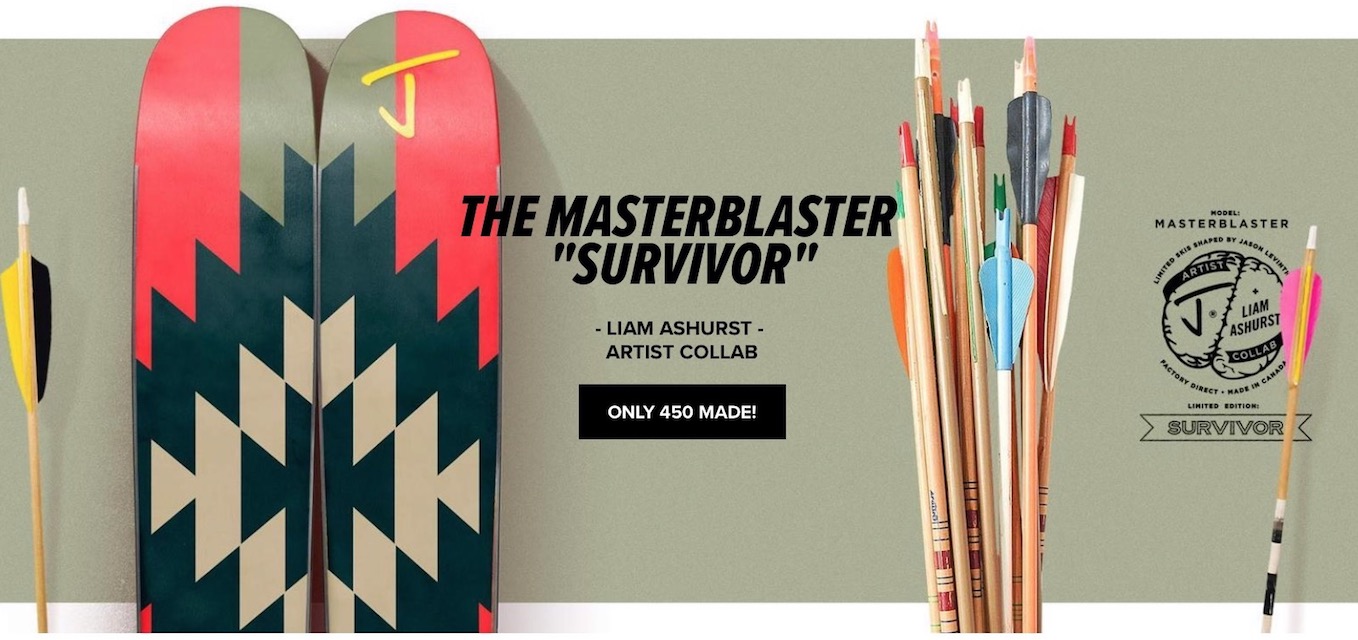 J skis THE MASTERBLASTER "SURVIVOR リアム・アシュート"