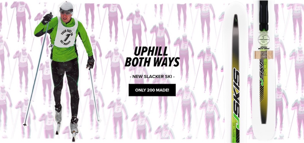  スラッカー「UPHILL BOTH WAYS」アーメットブラザー x Jコラボ限定版スキー