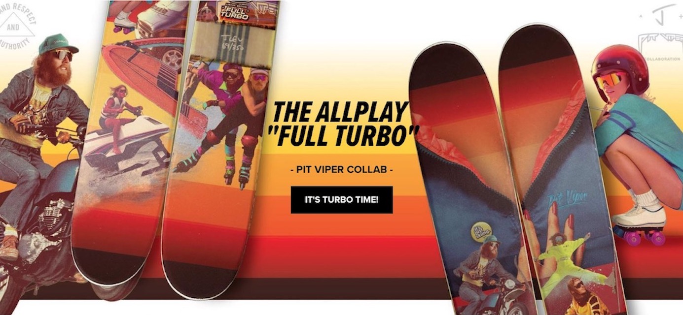 J skis THE ALLPLAY "FULL TURBO ピットバイパー