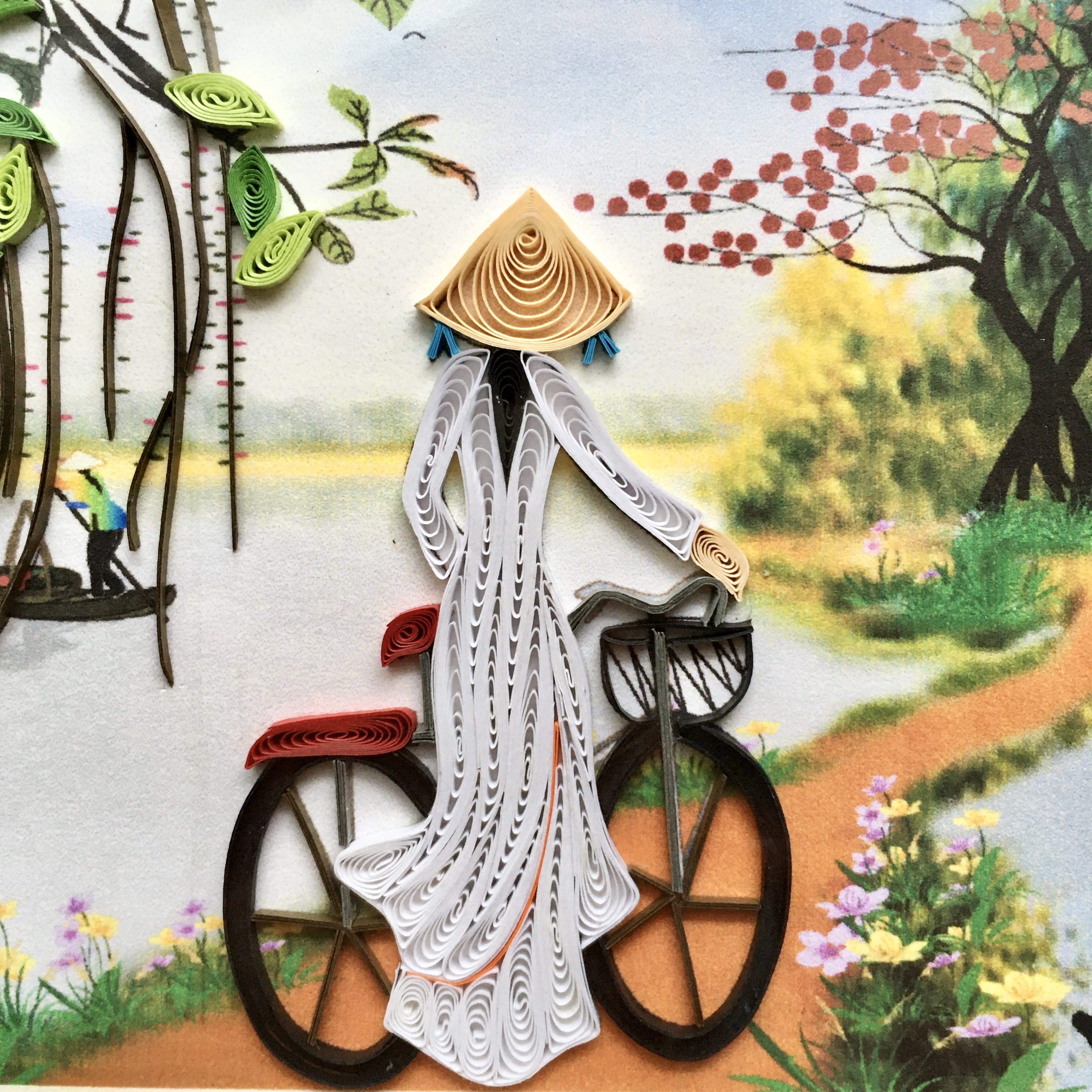 まるで絵画のようなペーパークラフト