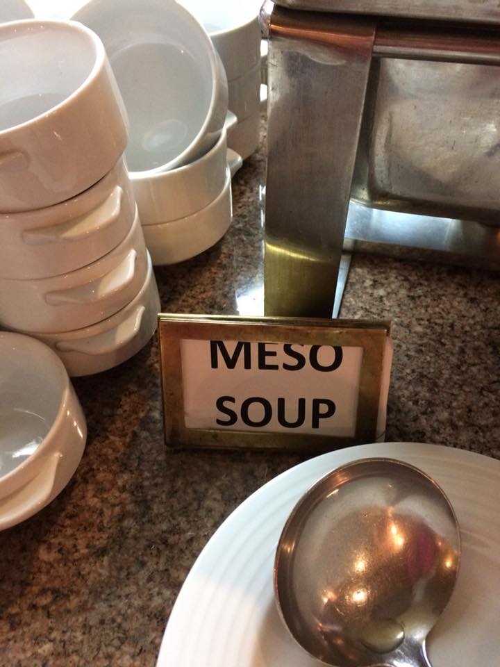 エジプトでは味噌汁を「メソスープ」と言う（笑）
