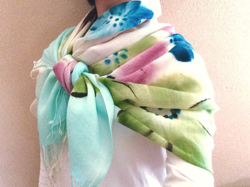 【毎月企画のお茶会】意外と知らない便利なストールの巻き方講座！詳しくはブログへ！ 