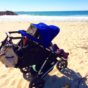 １人乗りから２人乗りに変化するバギー♡mountainbuggy♡＋one♡