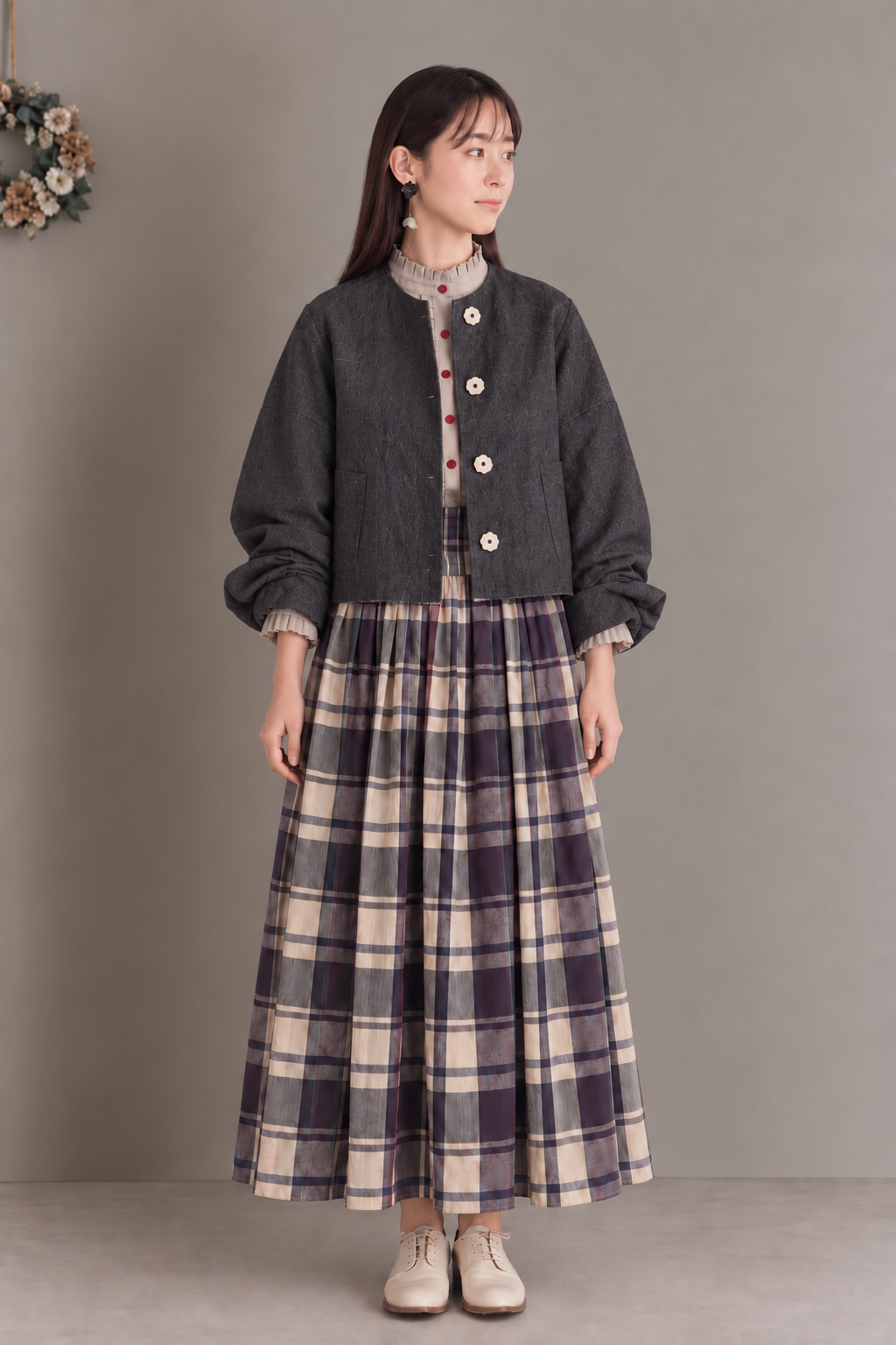 綿麻バフクロス HAORI short