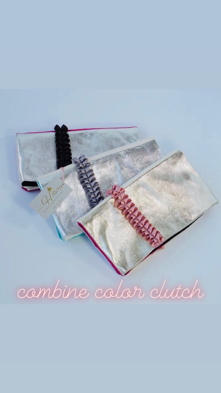combine color clutch クラッチbag 