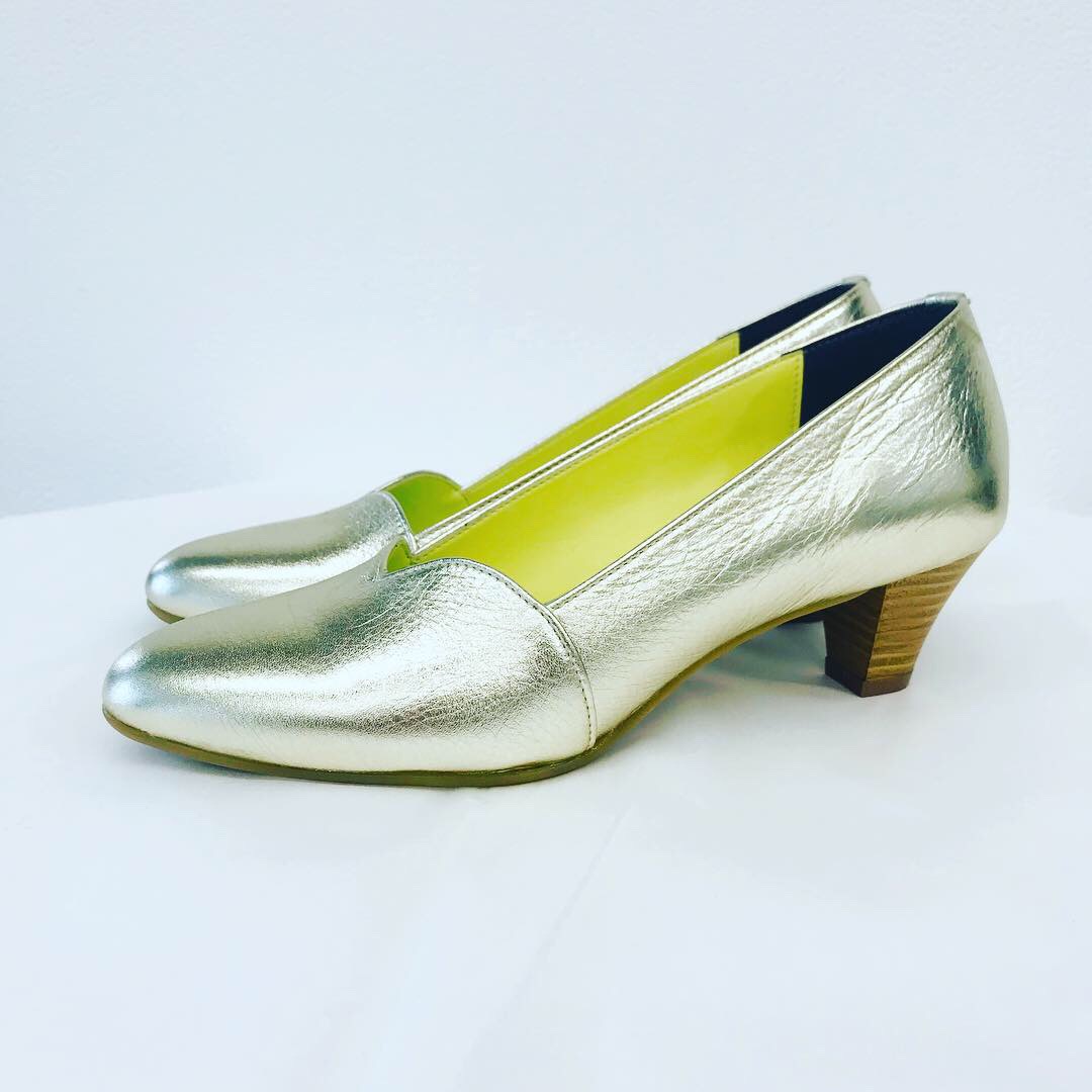 シャンパンゴールド🥂ヒールパンプス👠