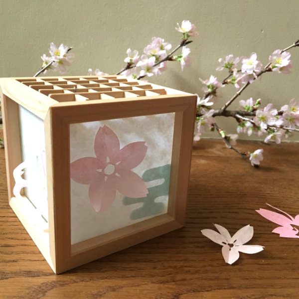 再入荷！春の花見あんどんセットと桜の季節限定和紙折り紙