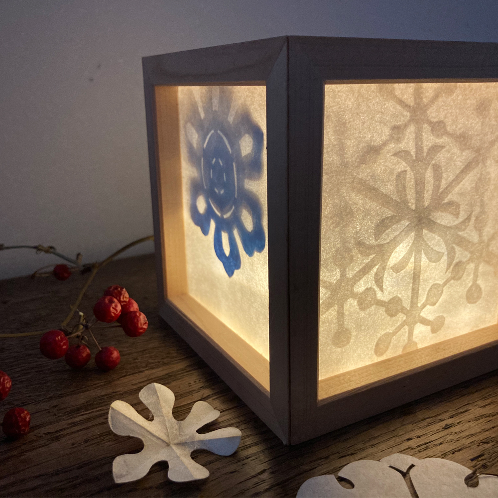 11月1日より!「雪見あんどん」と季節限定色の和紙折り紙販売のお知らせ。