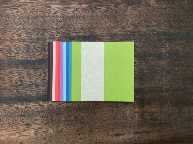 期間限定：【新緑の季節限定色】150枚セット 紋切り用紙 和紙折り紙（10cm）販売のお知らせ