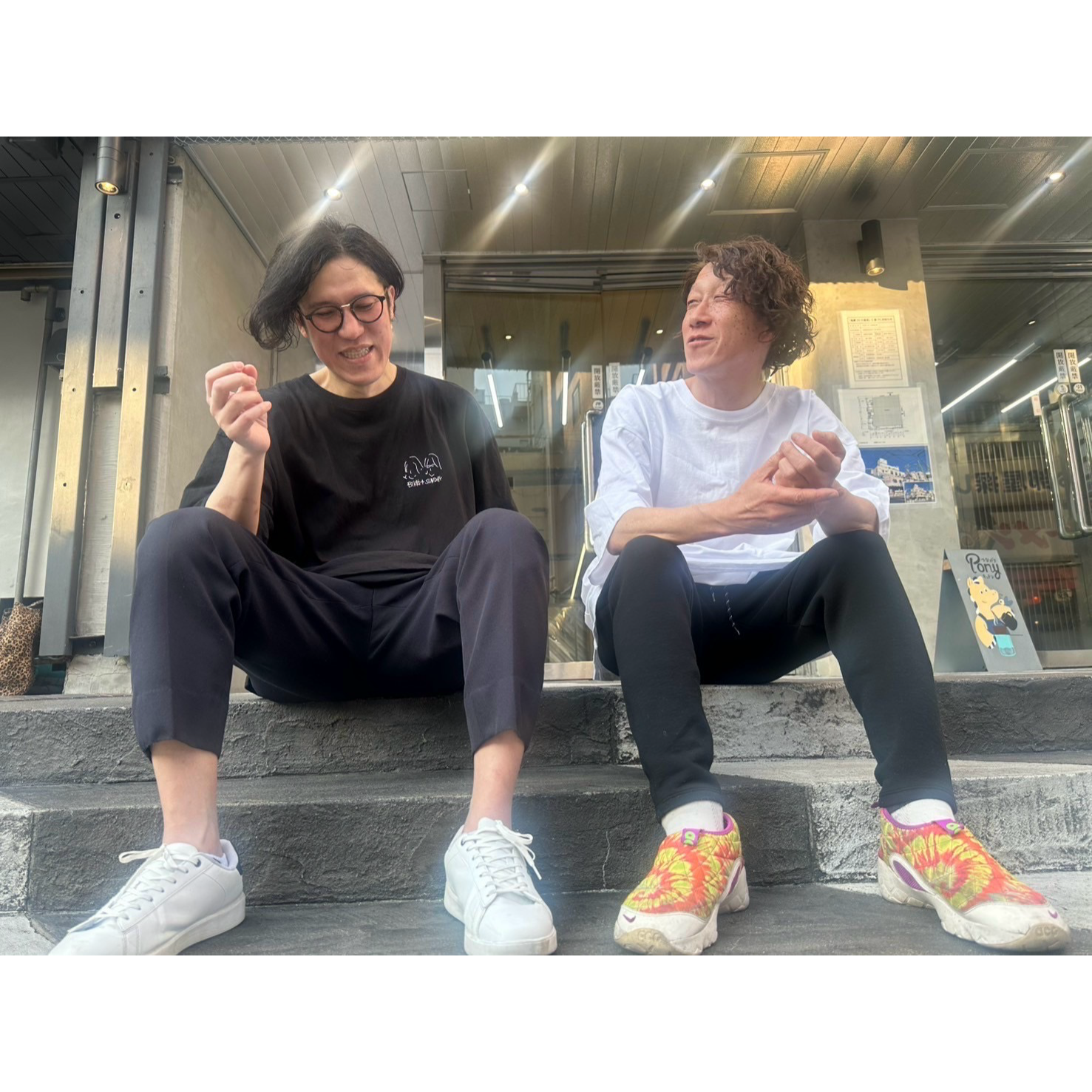 【BIKKE☆SUNDAY】SLIT OVERSIZE S/S Tshirts