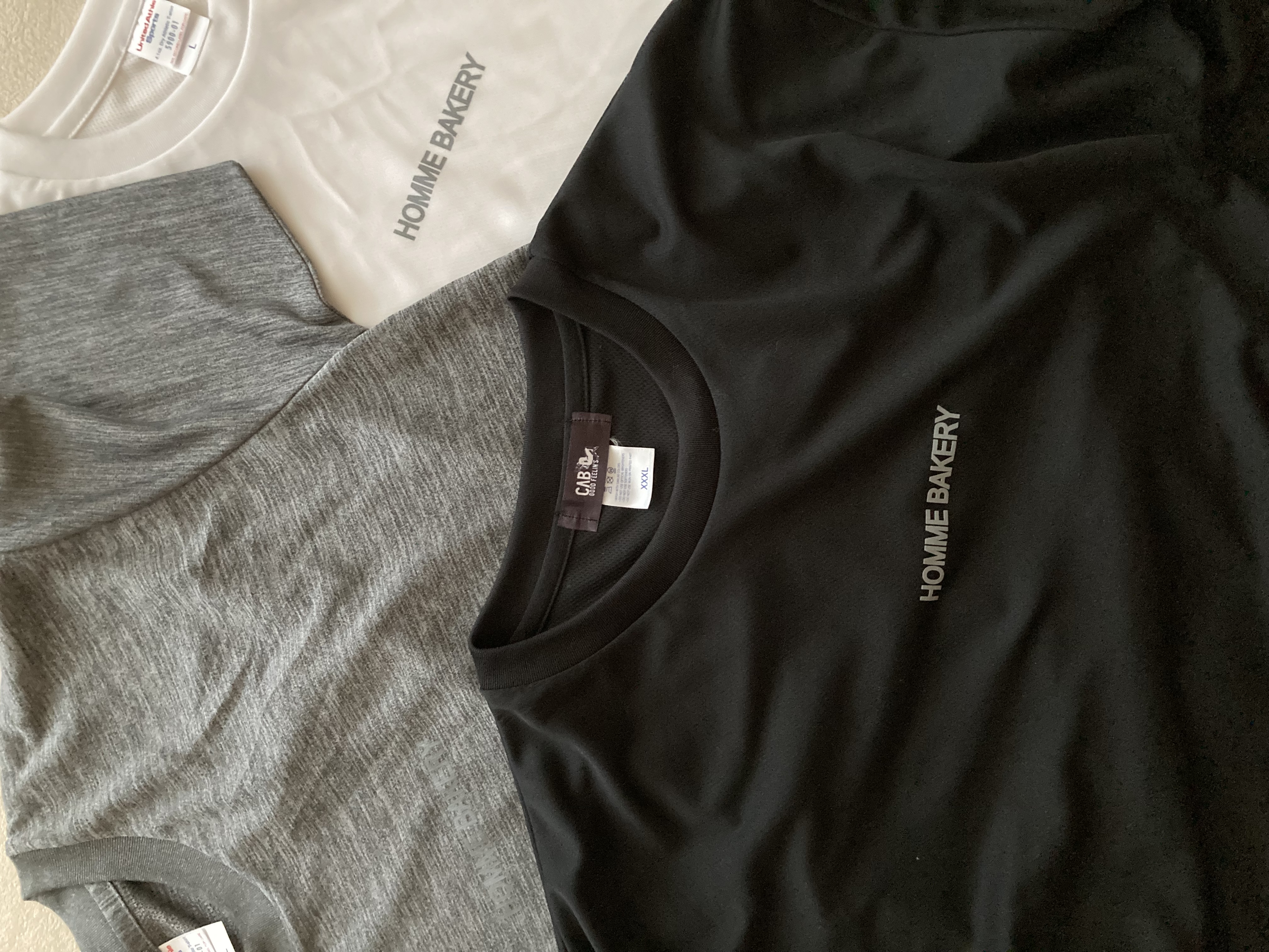 HOMME BAKERY DRY Tシャツ(ブラック)