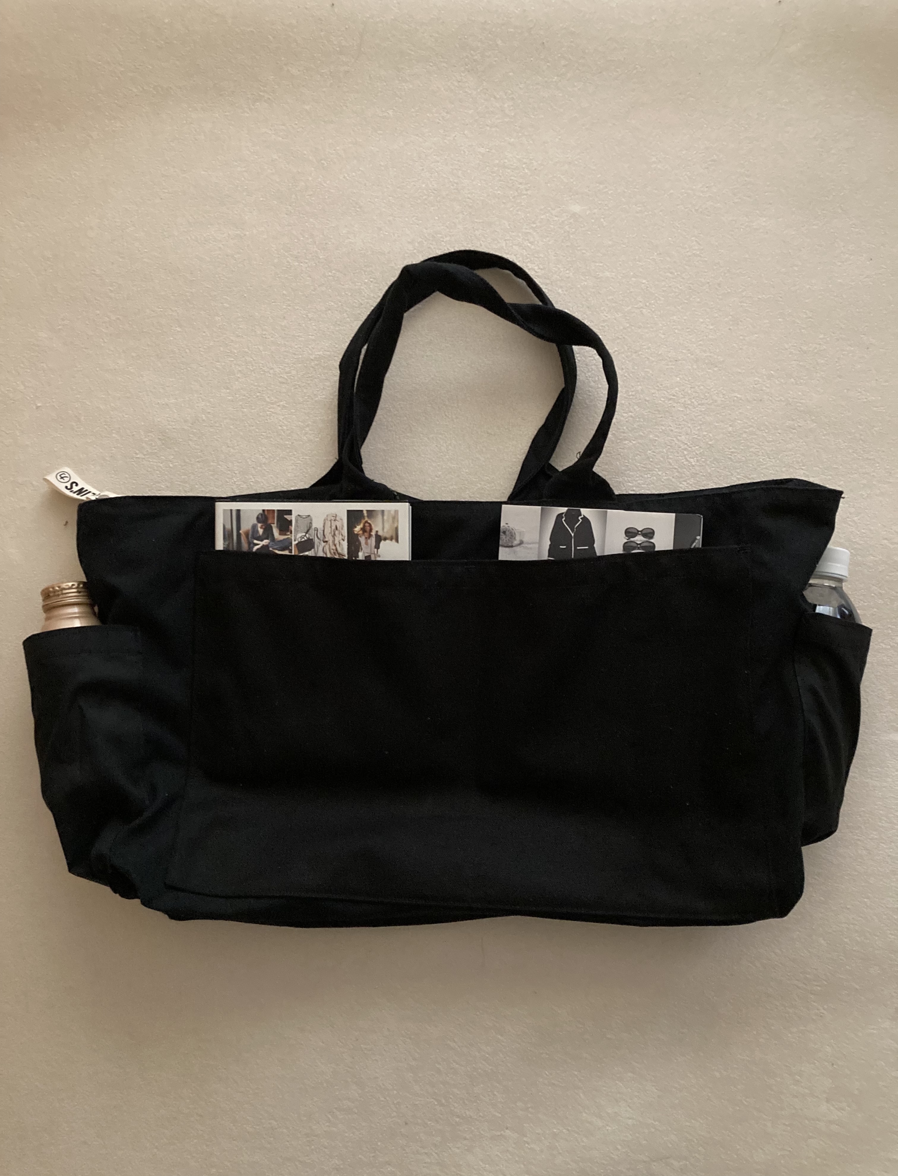 【cabo original】canvas zip Tote Bag