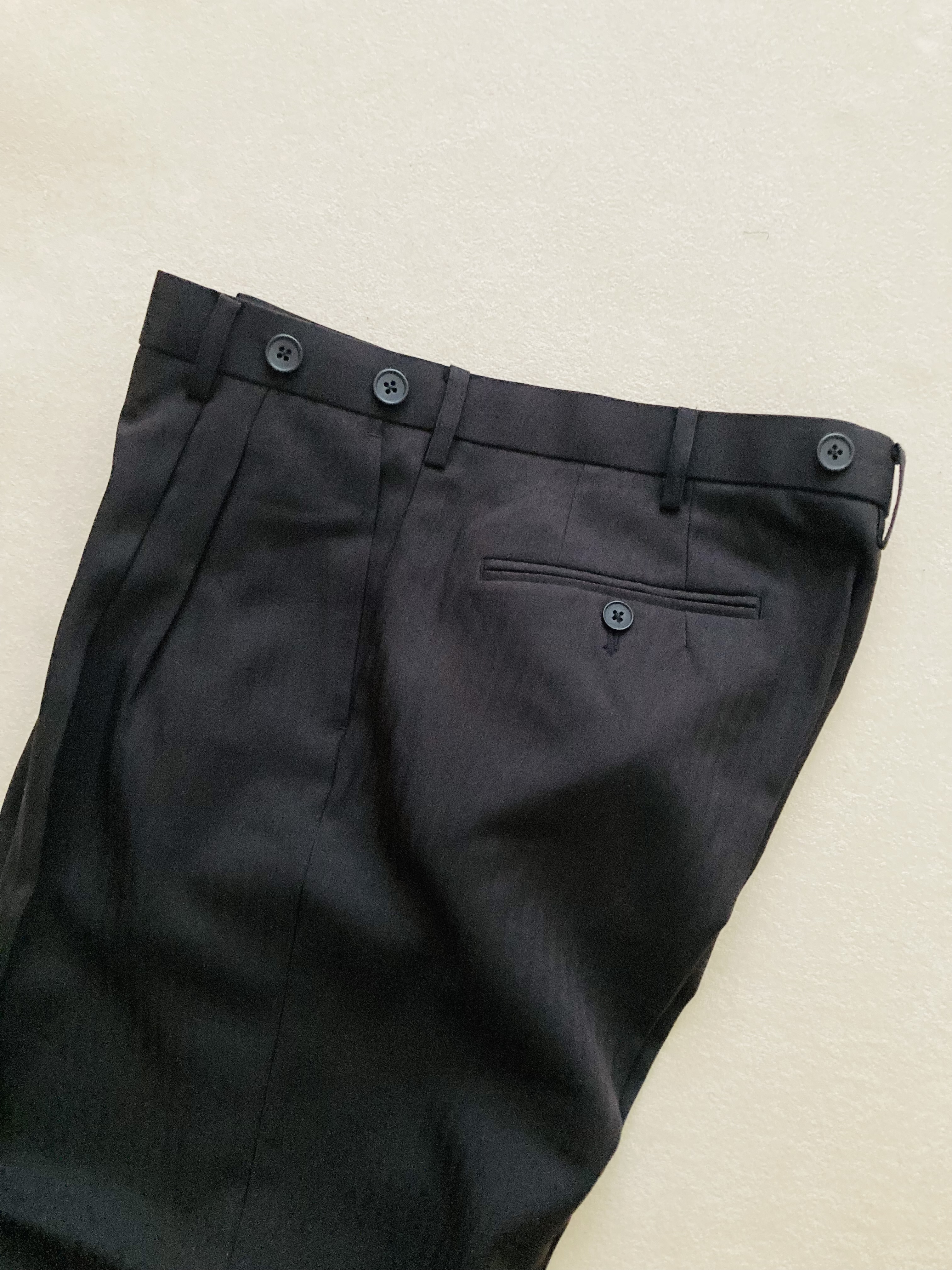 サスペンダー用ボタン付き