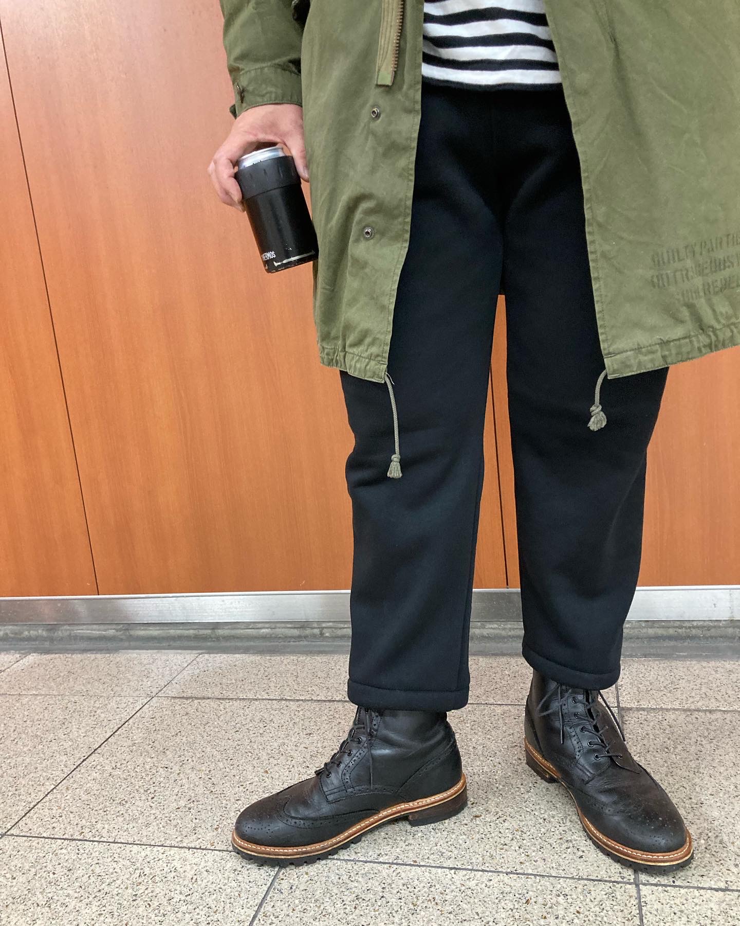 スウェットノータックパンツ