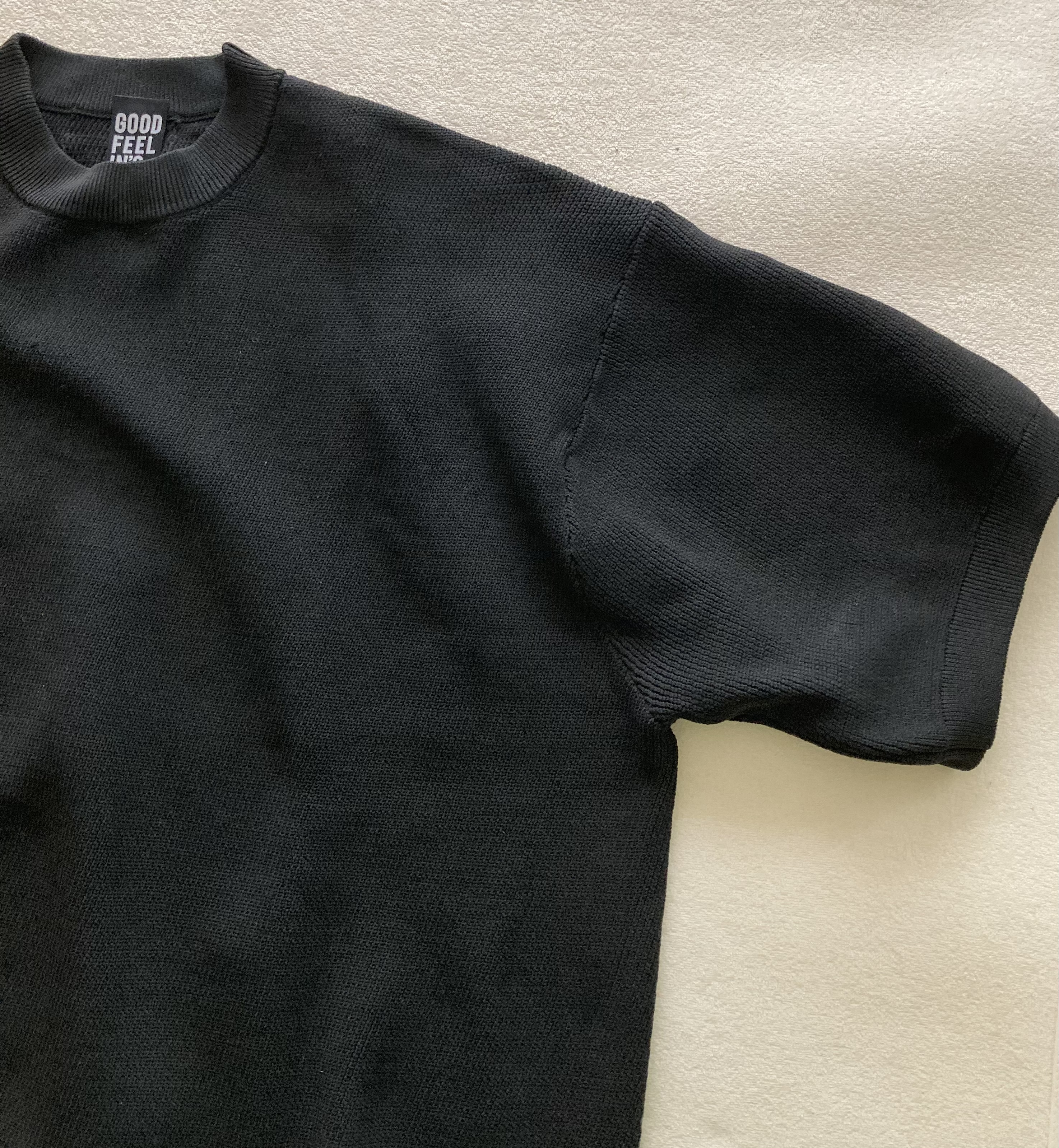 【cabo original】 S/S knit crew neck