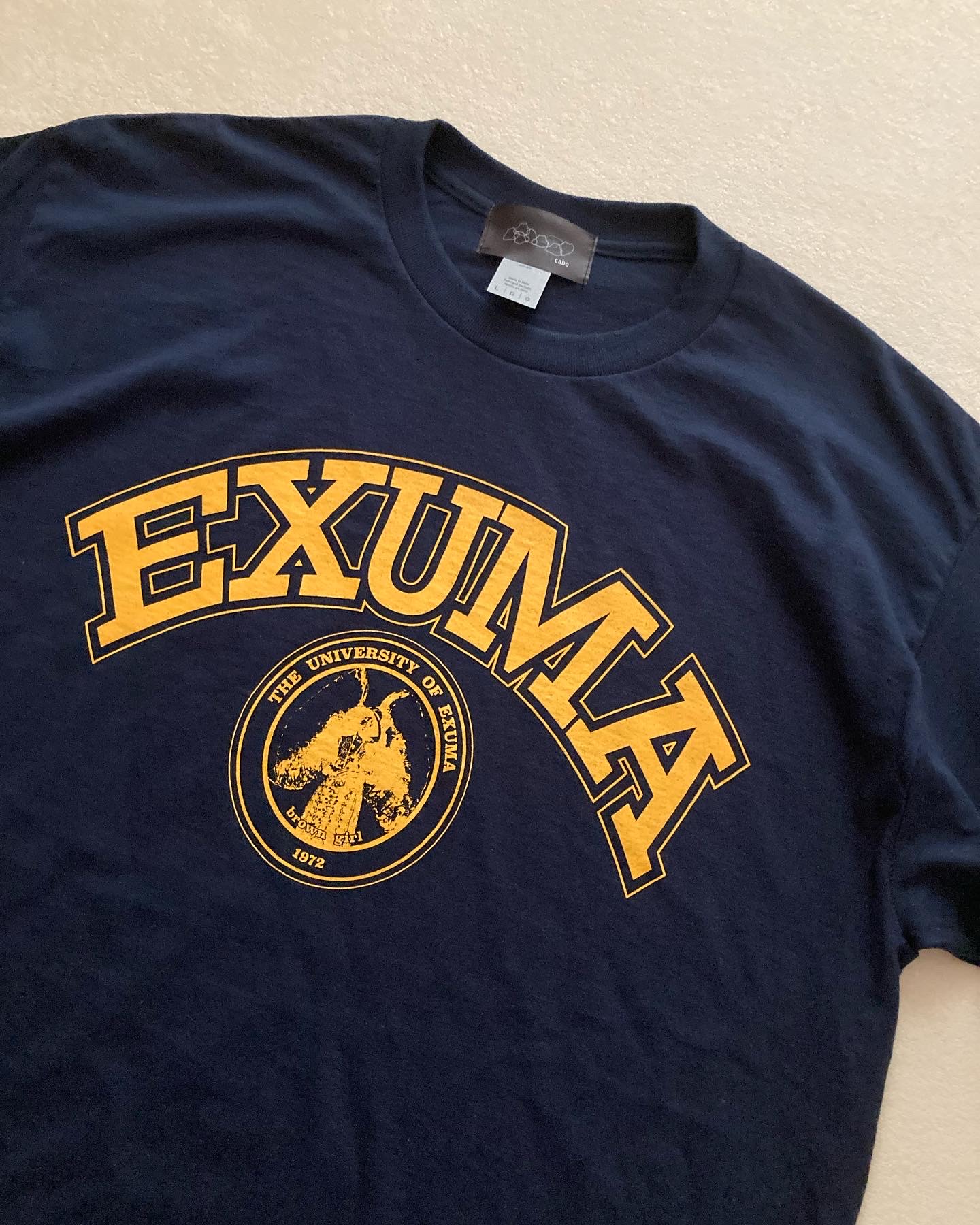 7ip "UNIVERSITY OF EX●●●" S/S T-shirt