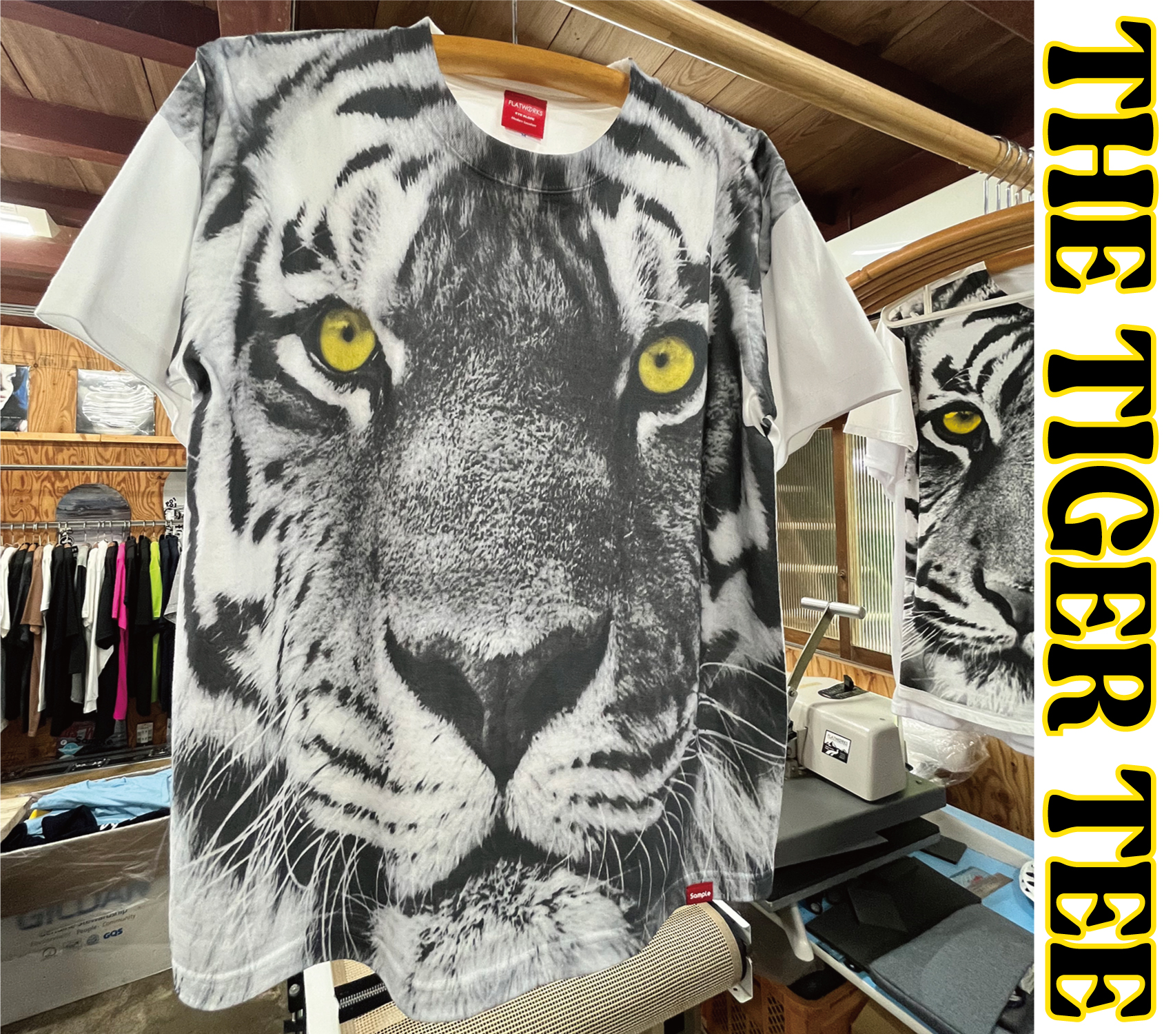 ☆「THE TIGER TEE」タイガーフェイス Tシャツ （T.T.T）早期予約受付スタート！！