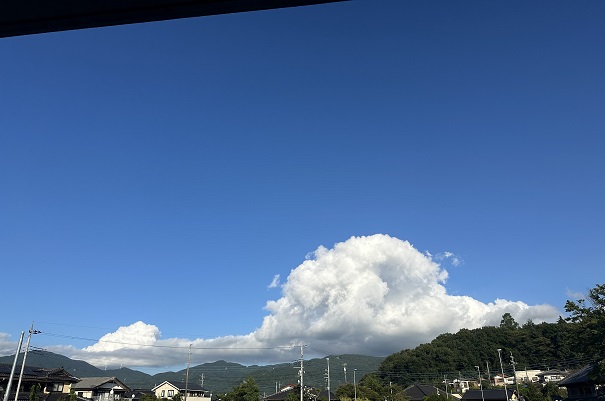 過ごしやすくて気持ちいいですね