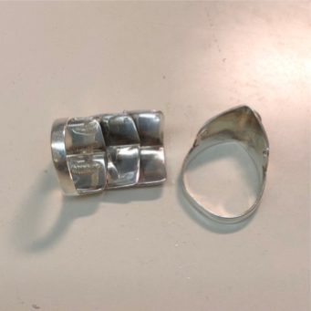 No.2 サマーキャンペーン VW製 ARMOUR RING　歪み脱落　修理【BASE 限定】