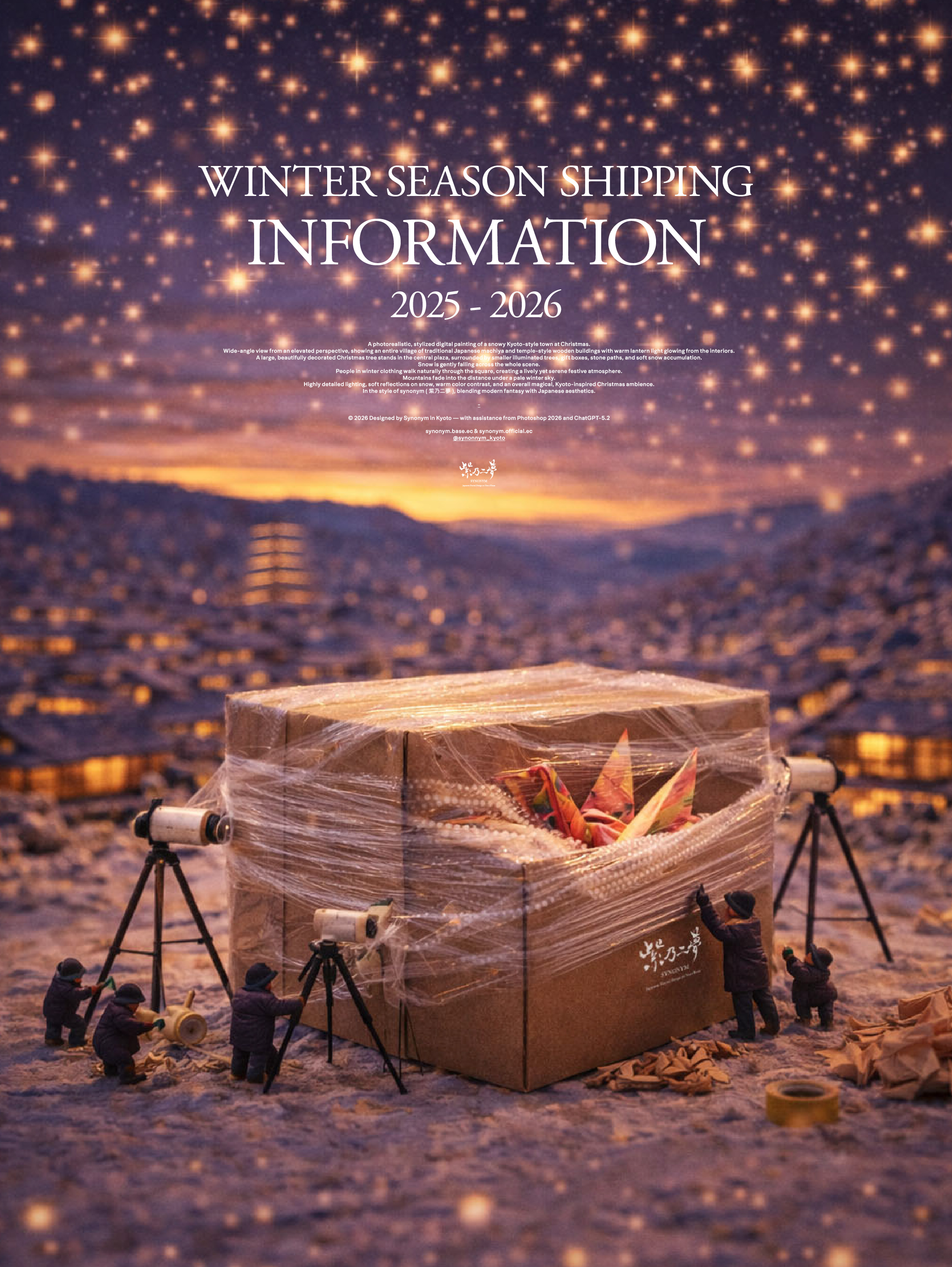 冬季休業期間について（2025-2026）