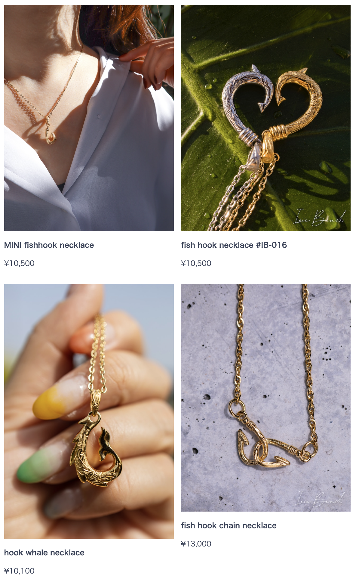 【🌊海とつながる想い✨】  フィッシュフックネックレス特集🐟