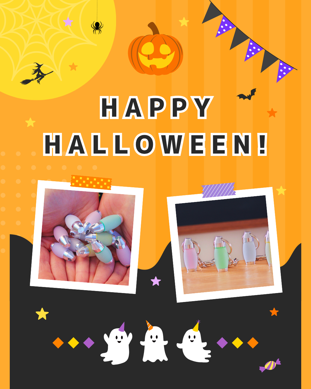 Trick or Treat！　ハロウィンをイメージするミニ骨壷、その名も「キャンディ」！