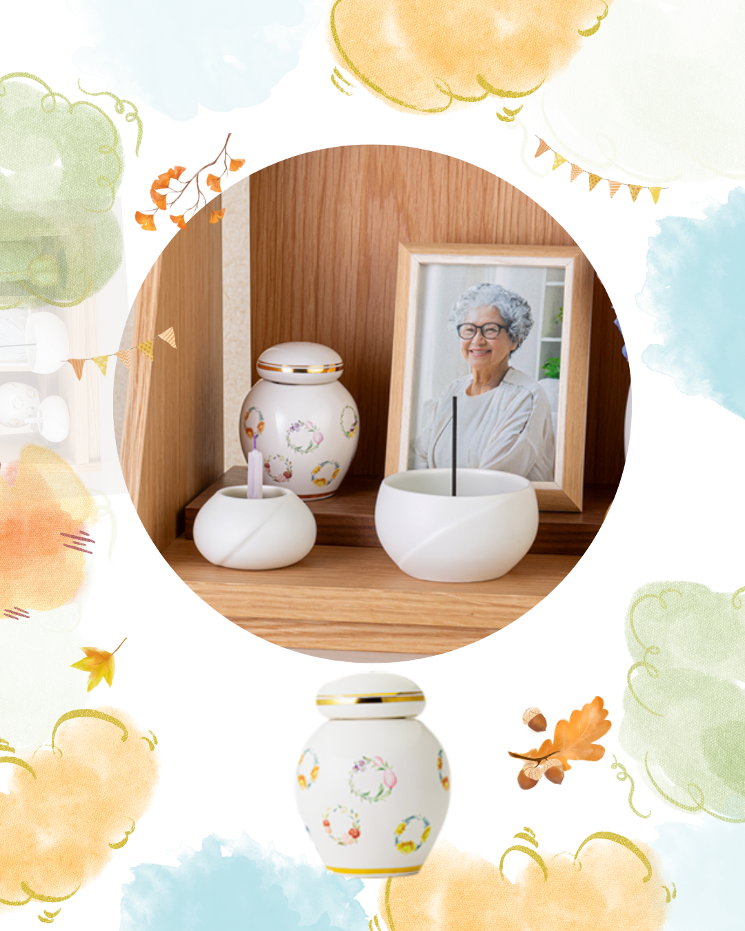 なぜかご検討いただく時期に旬があります。ミニ骨壷・花ポット。この商品の旬は今です！（どうして？）