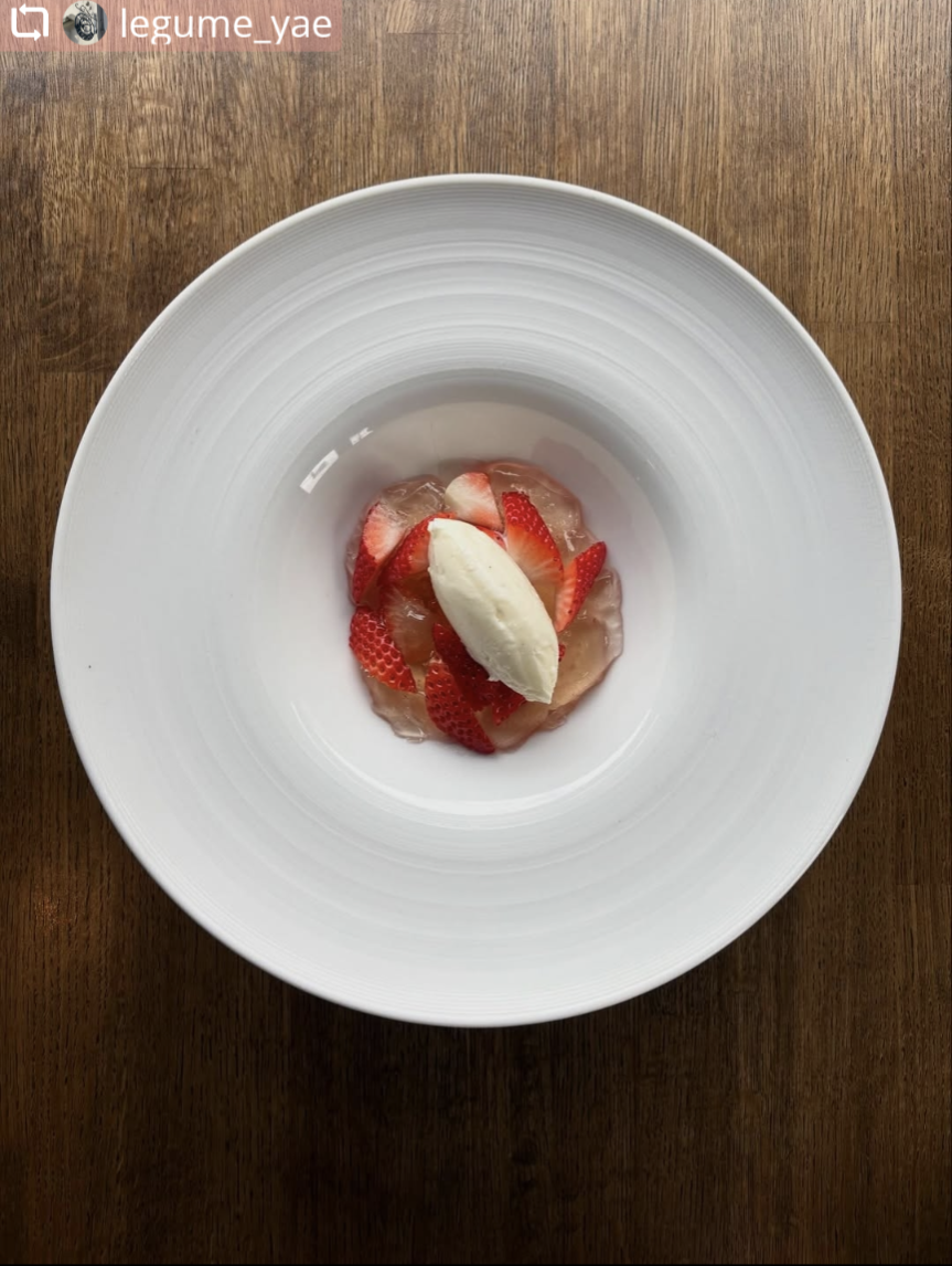 ミルクソルベ×赤胡椒