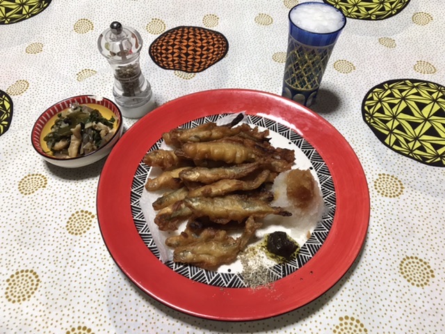 わかさぎとワカメ
