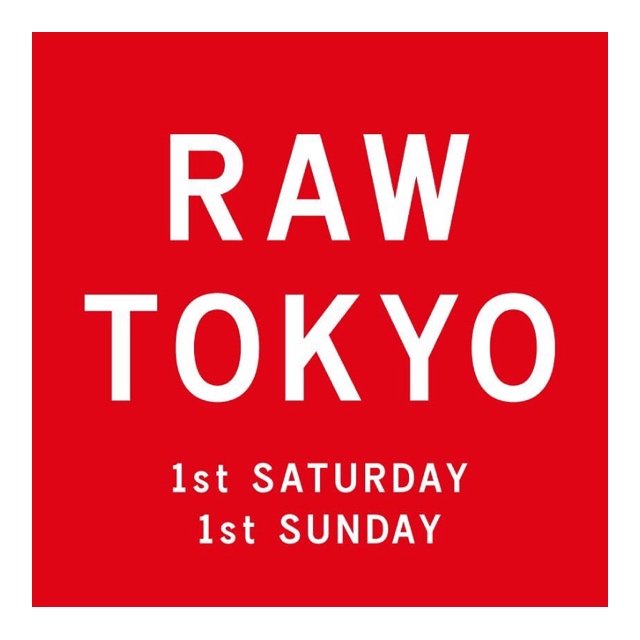 12/1 (土)、２(日) rawtokyoに出店致します。