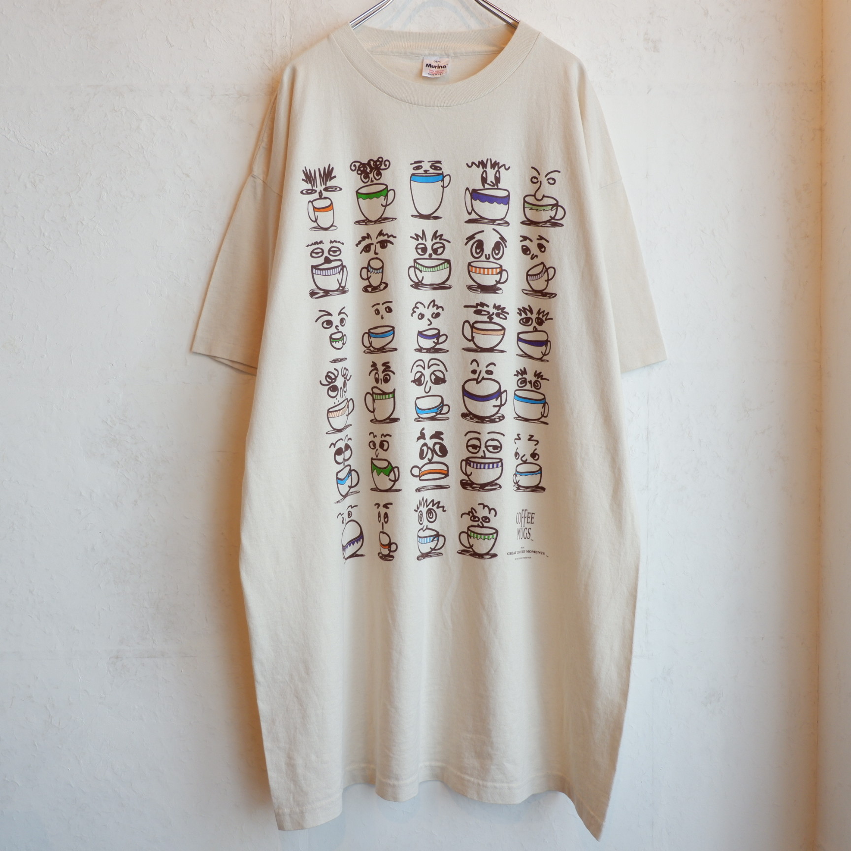1995s USA製 "coffee mugs" big t-shirts
