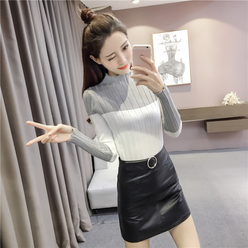 大人女子にむけた海外トレンドファッションとして、こちらのリブニットは当通販オススメ品です♪