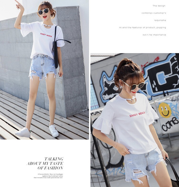 レディースフレア袖Tシャツが新登場♪