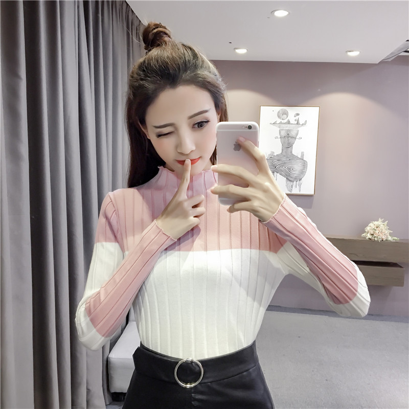 大人女子にむけた海外トレンドファッションとして、こちらのリブニットは当通販オススメ品です♪