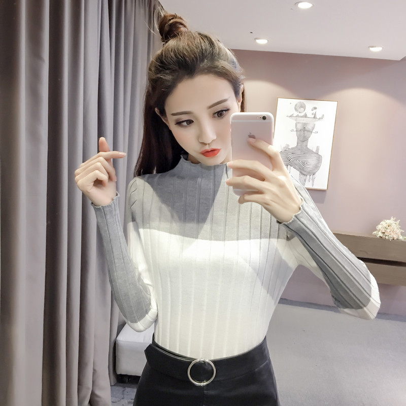 大人女子にむけた海外トレンドファッションとして、こちらのリブニットは当通販オススメ品です♪