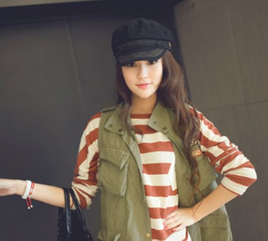 大人女子にむけた海外トレンドファッションとして、こちらのキャスケットは当通販オススメ品です♪