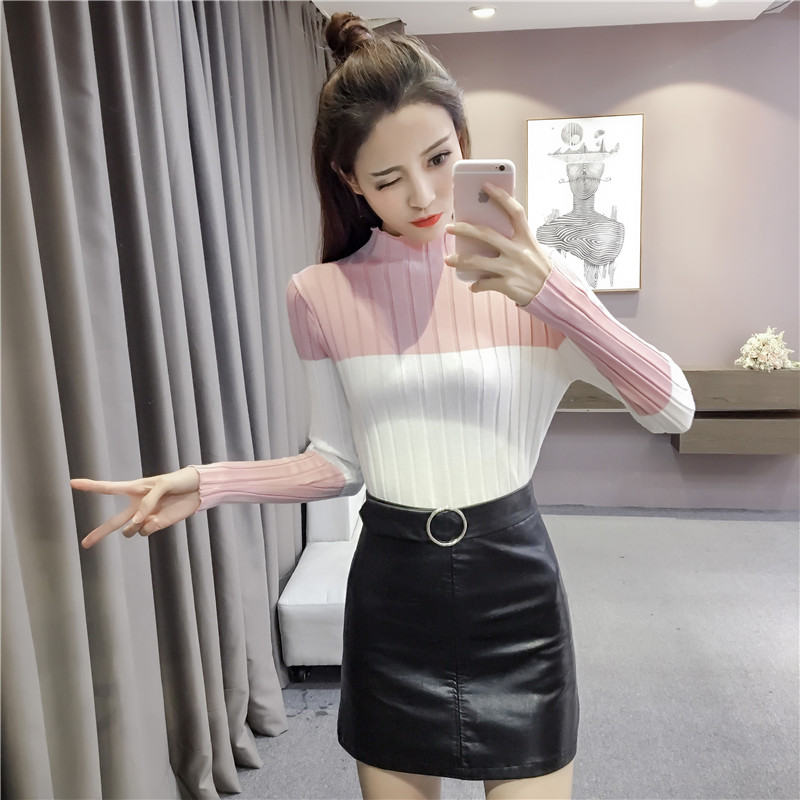 大人女子にむけた海外トレンドファッションとして、こちらのリブニットは当通販オススメ品です♪
