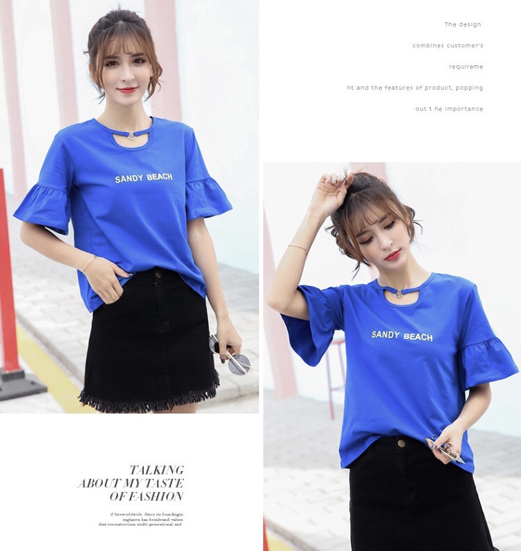 レディースフレア袖Tシャツが新登場♪