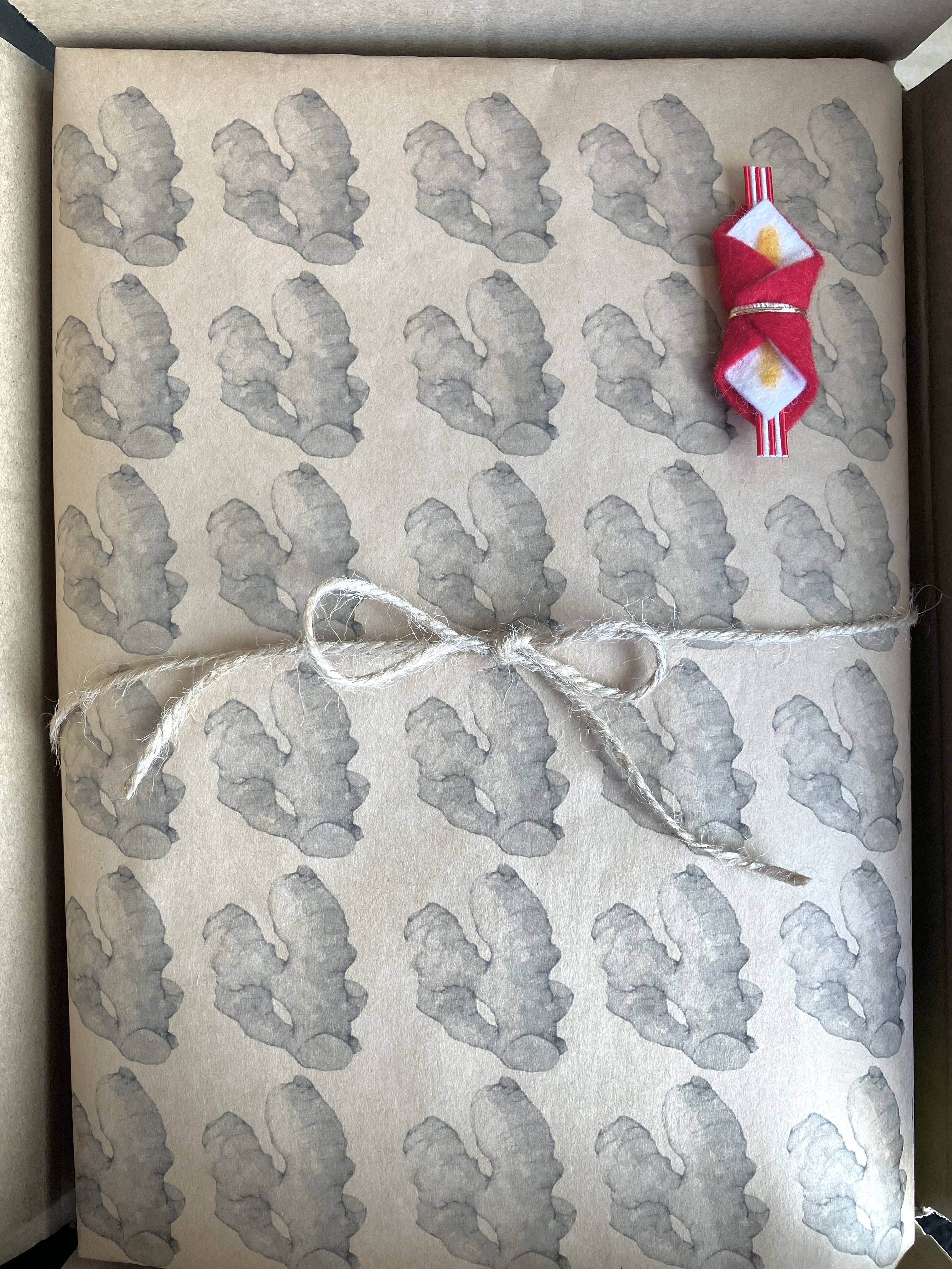 gift用にのしブローチ