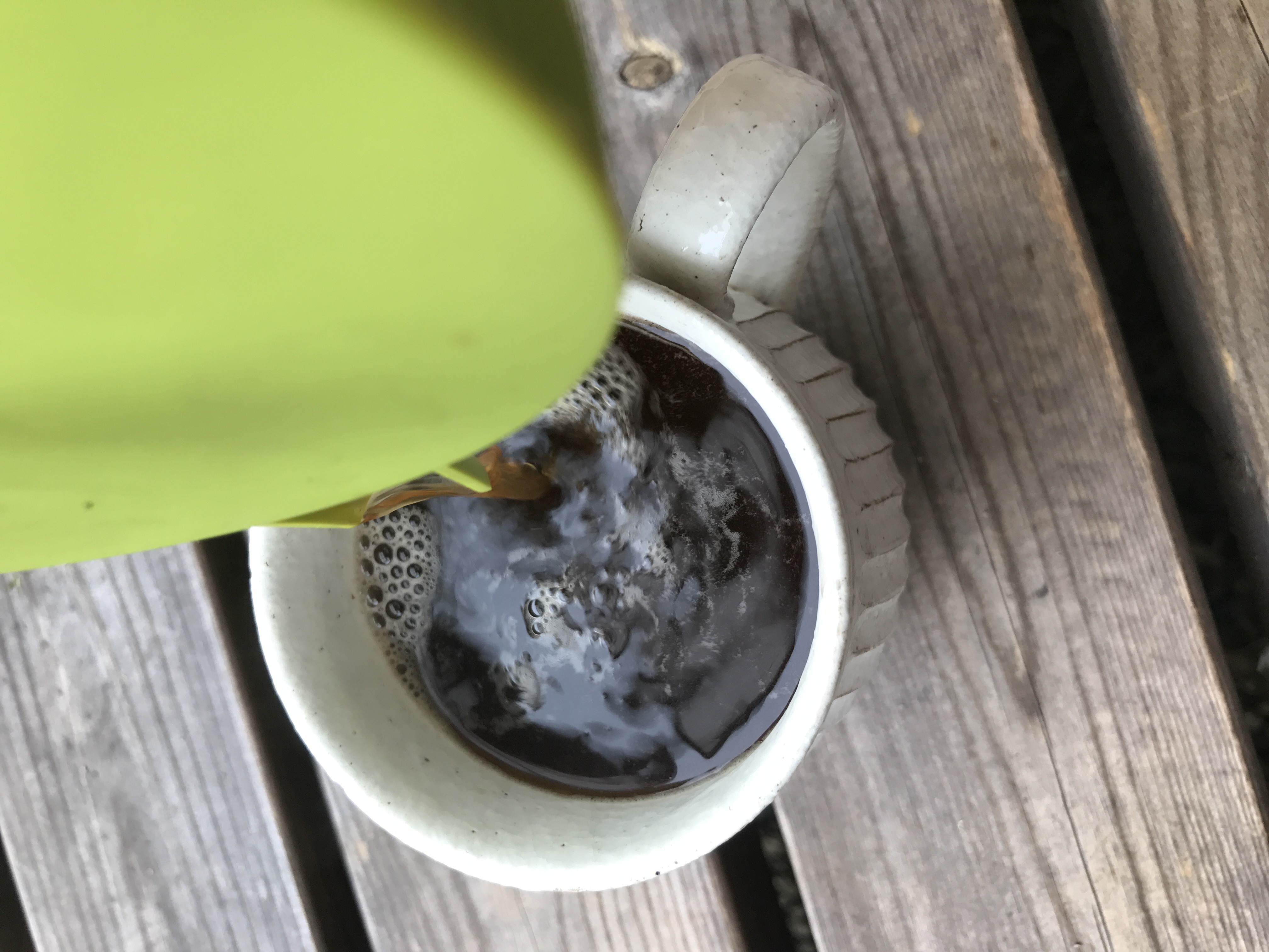 朝の2杯目