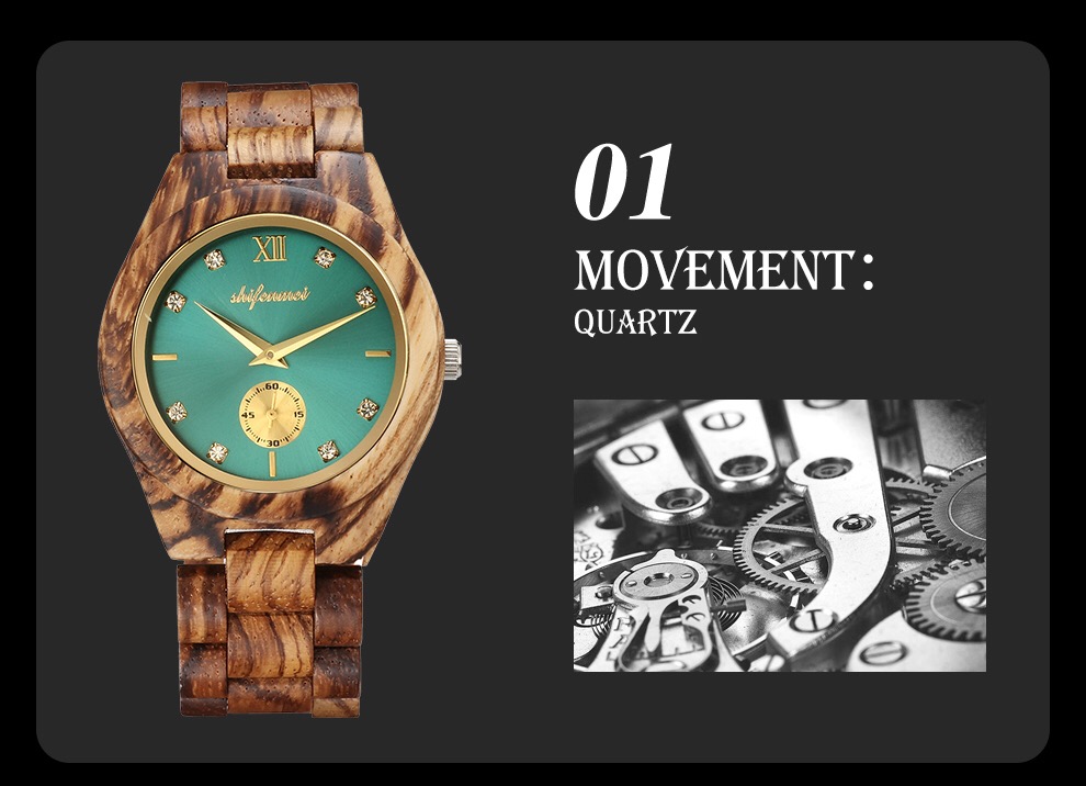 おしゃれな木目の腕時計の販売を開始します！