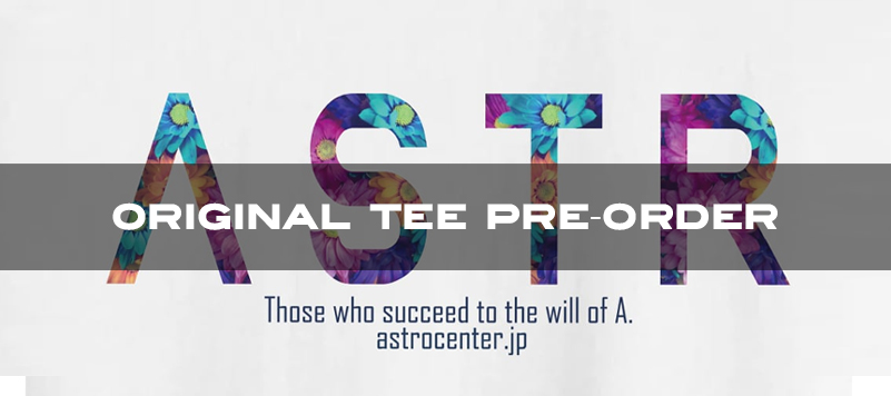 ASTR Tee PRE ORDER開始しました