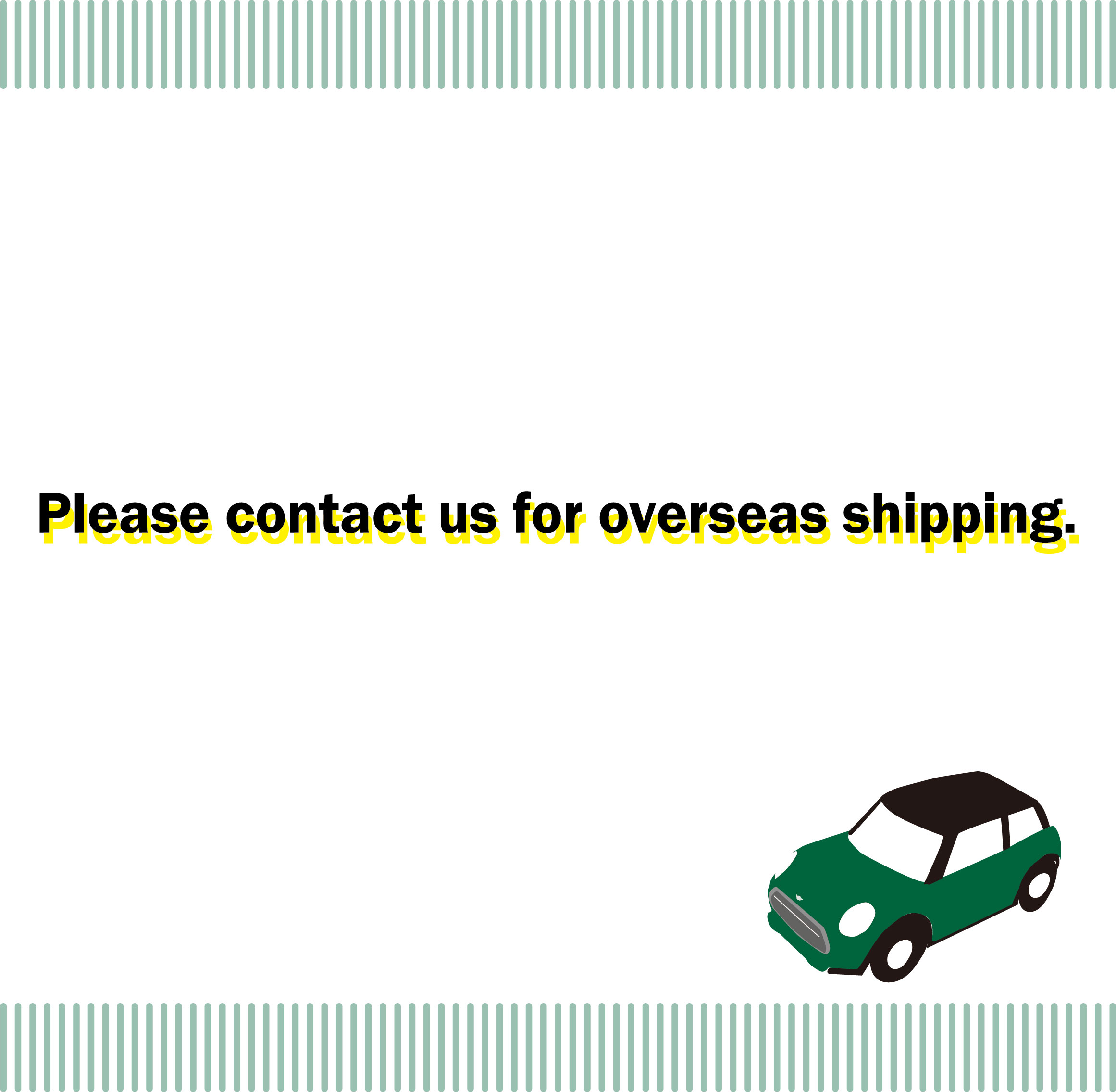 ★Please contact us for overseas shipping★