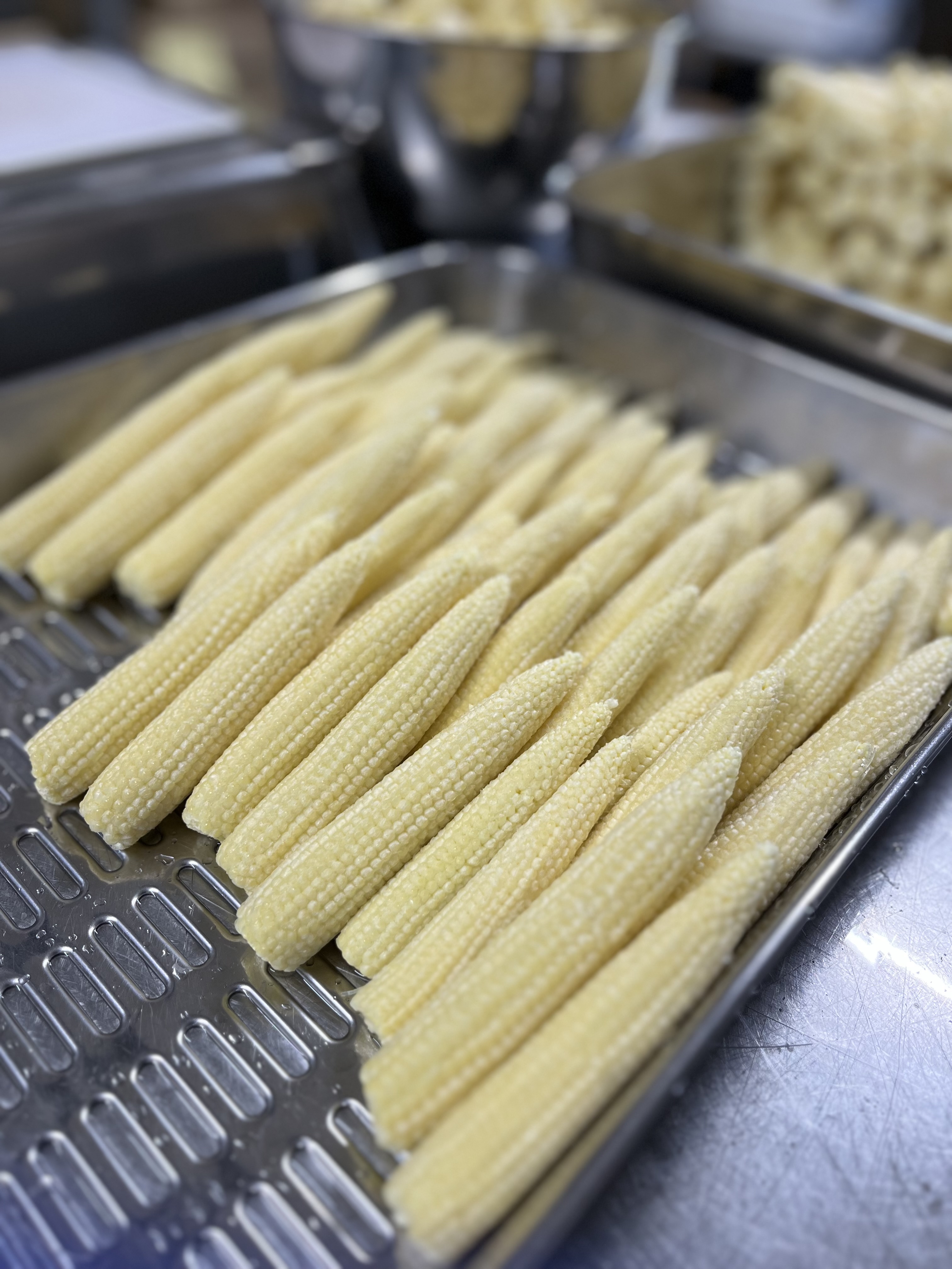 夏の風物詩🎐今年もベビーコーンのぴくるすが仕上がりました🌽