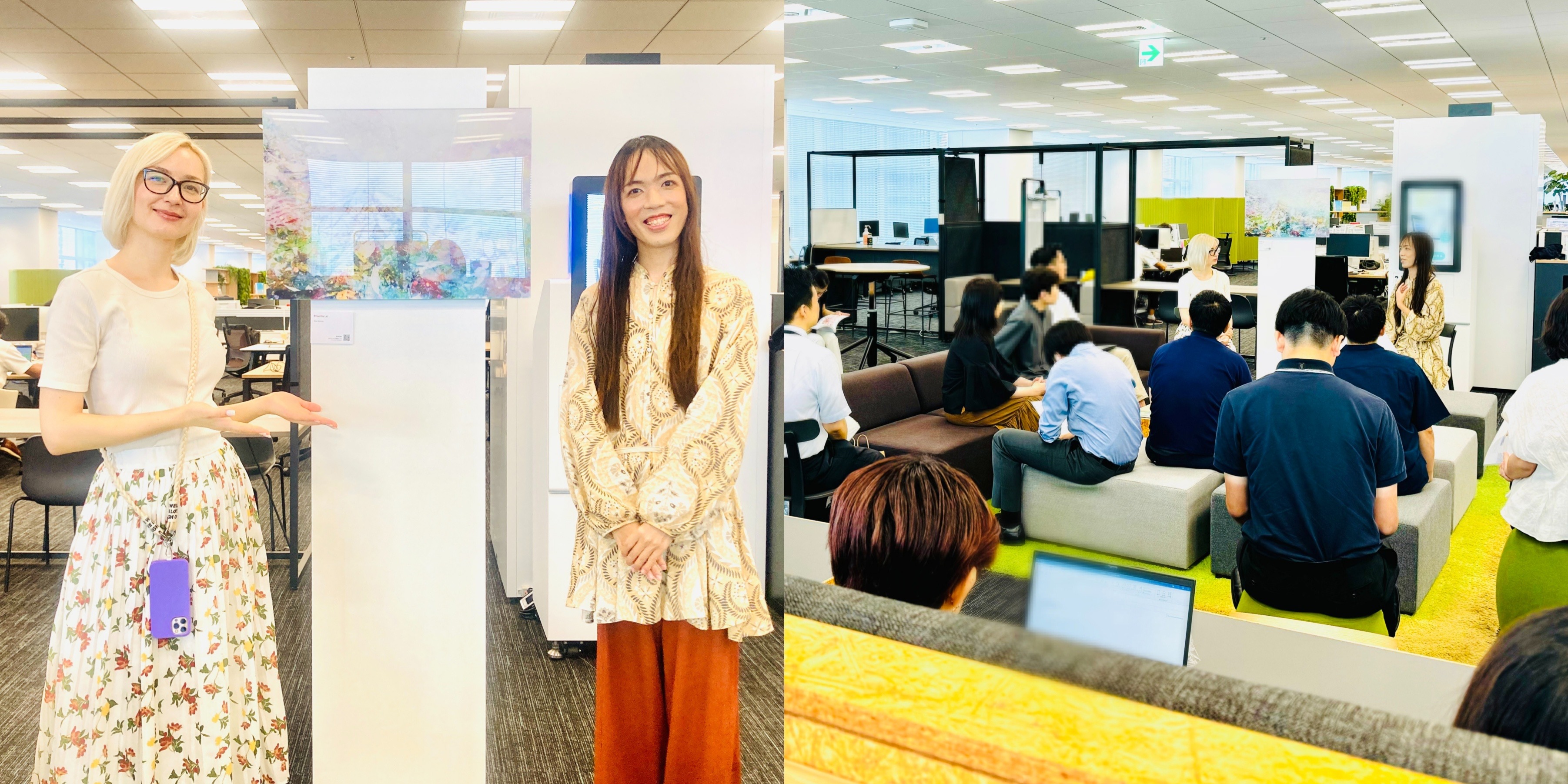 住友商事株式会社 本社24階にて作品展示 & トークイベントありがとうございました💐