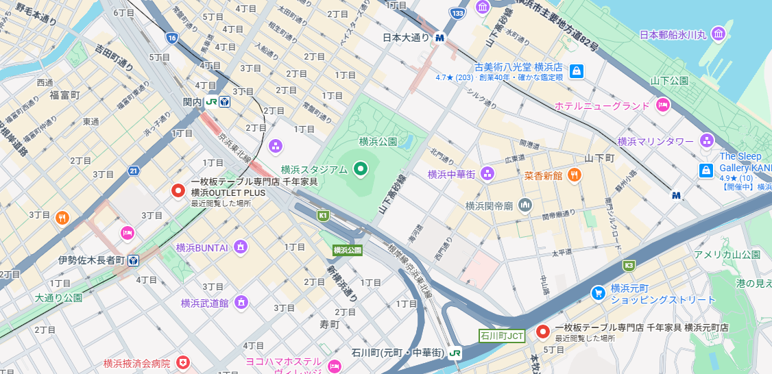 【関内〜元町】最新スポットとレトロ建築を歩く、千年家具の寄り道さんぽ