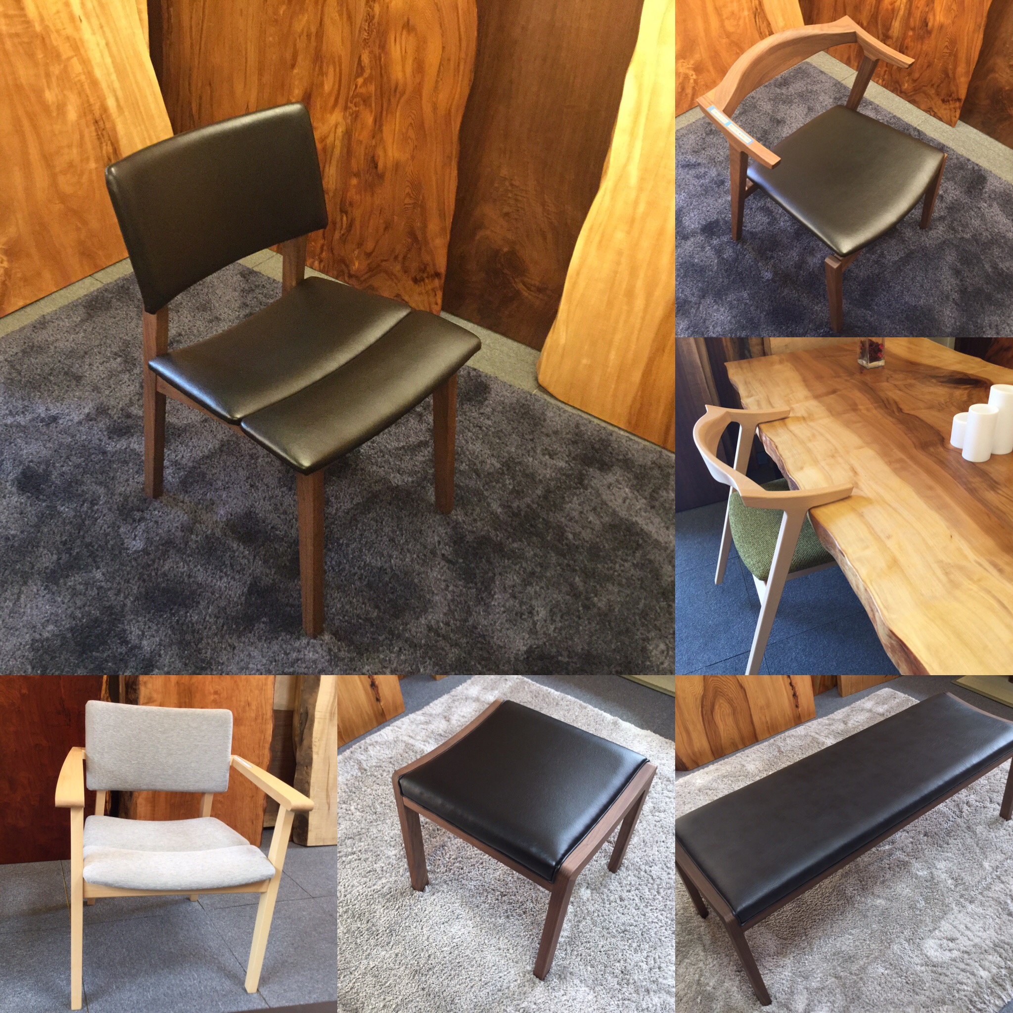 一枚板専用の椅子・ベンチ 入荷しました。